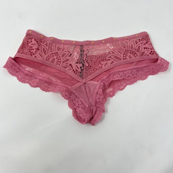 🔥VS Very Sexy Satin Lace Cut Out Cheeky Panty XS - Picture 3 of 11